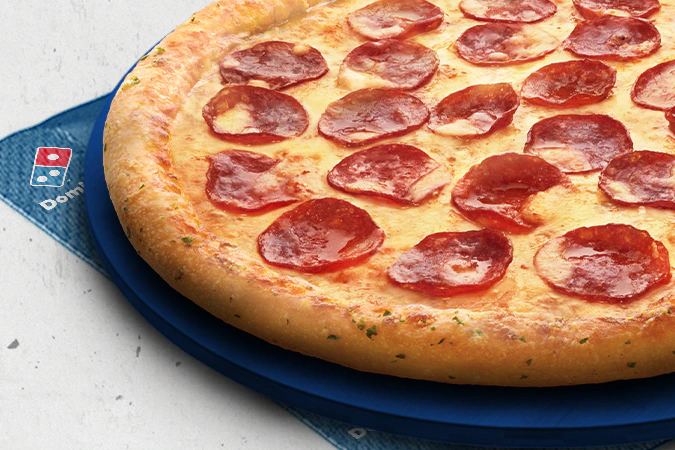 Domino's pepperoni pizza