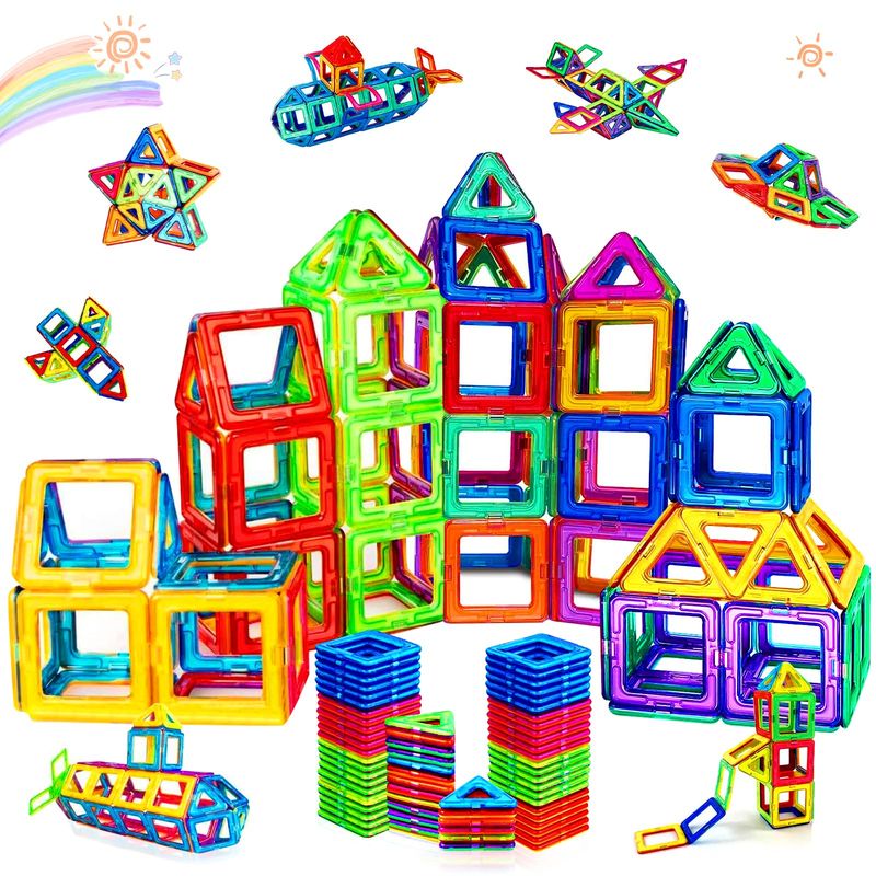 Magnetic Tiles STEM building blocks