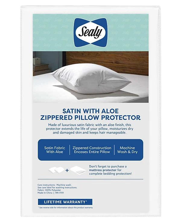 Sealy satin pillow protector